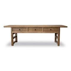 Ancienne table de boucherie