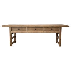 Ancienne table de boucherie