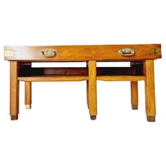 Antiker Butchers Block-Tisch, Kücheninsel