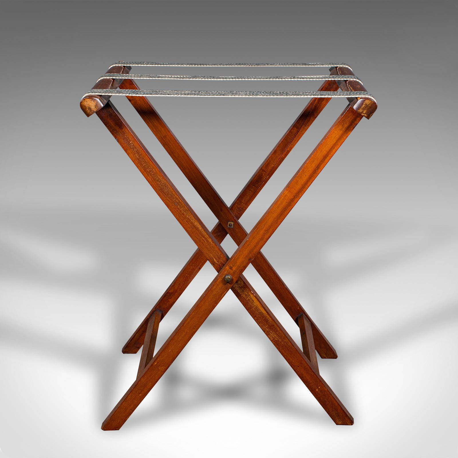 Mogano Antico stand del maggiordomo, inglese, vassoio per servire, poggiabevande, vittoriano, C.1860 in vendita