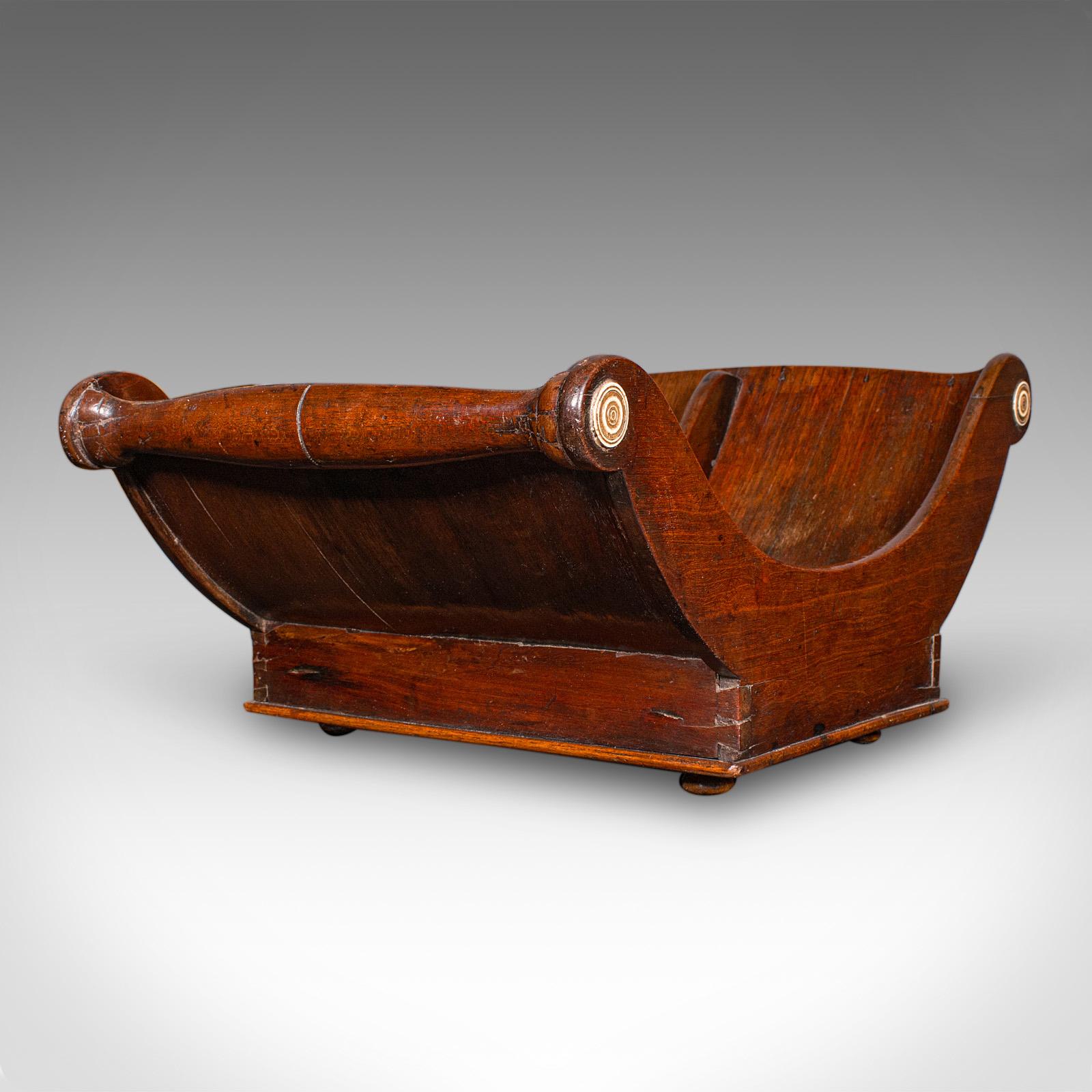 Late 18th Century Antique Butler's Stilton Stand, English, Cheese Truckle Crescent, Georgian, 1780 For Sale