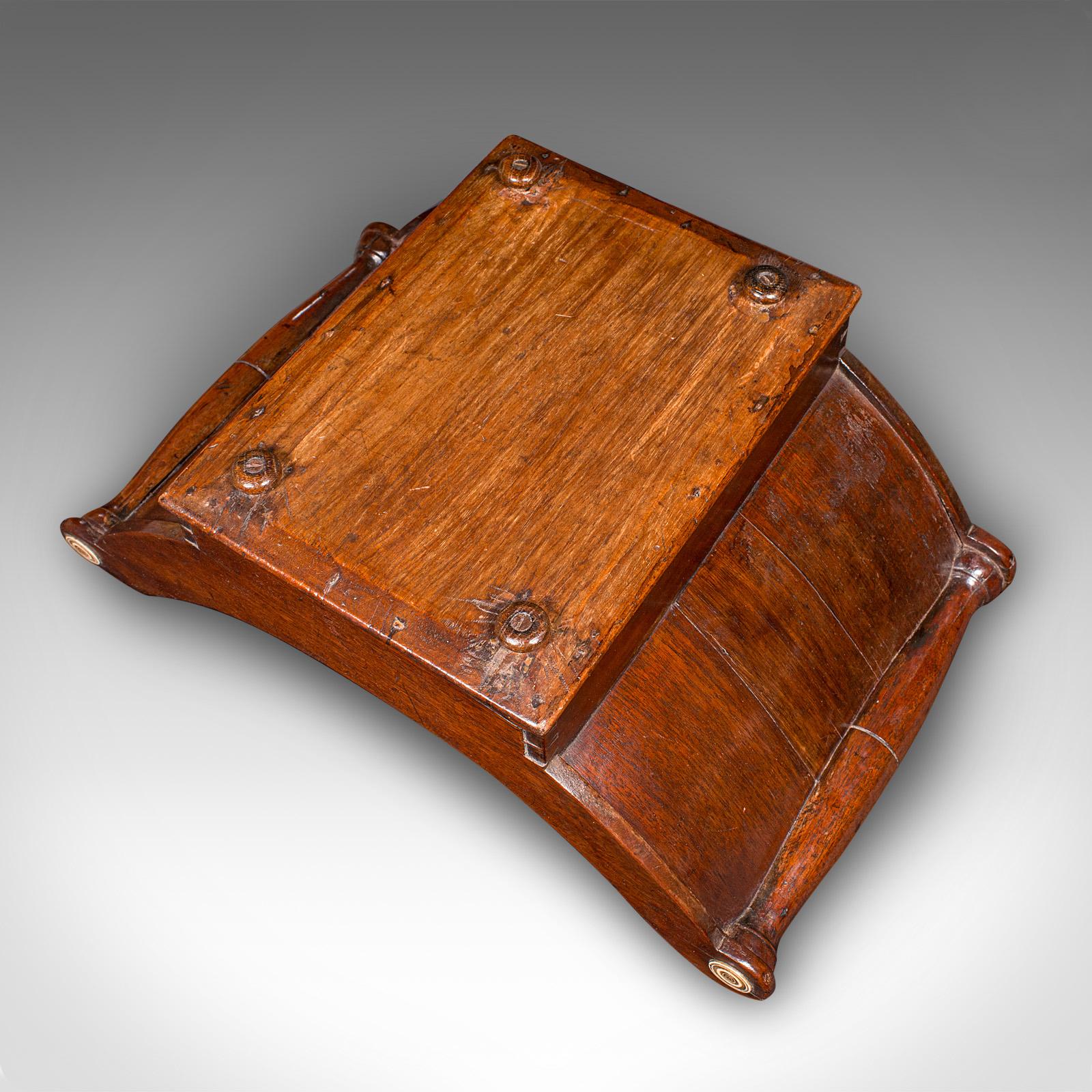 Antique Butler's Stilton Stand, English, Cheese Truckle Crescent, Georgian, 1780 For Sale 3
