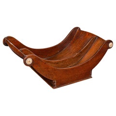 Antique Butler's Stilton Stand, English, Cheese Truckle Crescent, Georgian, 1780