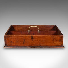 Antique Butler's Work Box, English, Country House Tool Carry, Georgian, C.1790