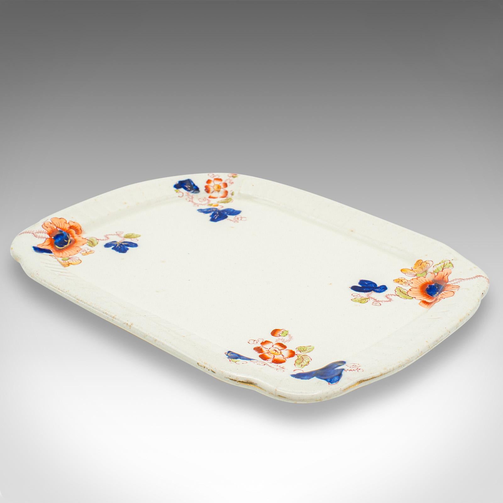 
This is an antique butter dish. An English, ceramic country kitchen cheese keeper, dating to the early 20th century, circa 1920.

Pleasingly decorative dish, with charming foliate pattern
Displays a desirable aged patina and in good original