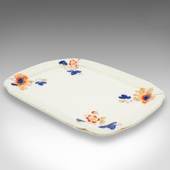 Antique Butter Dish, English, Ceramic Cheese Keeper, Country Kitchen, Circa 1920