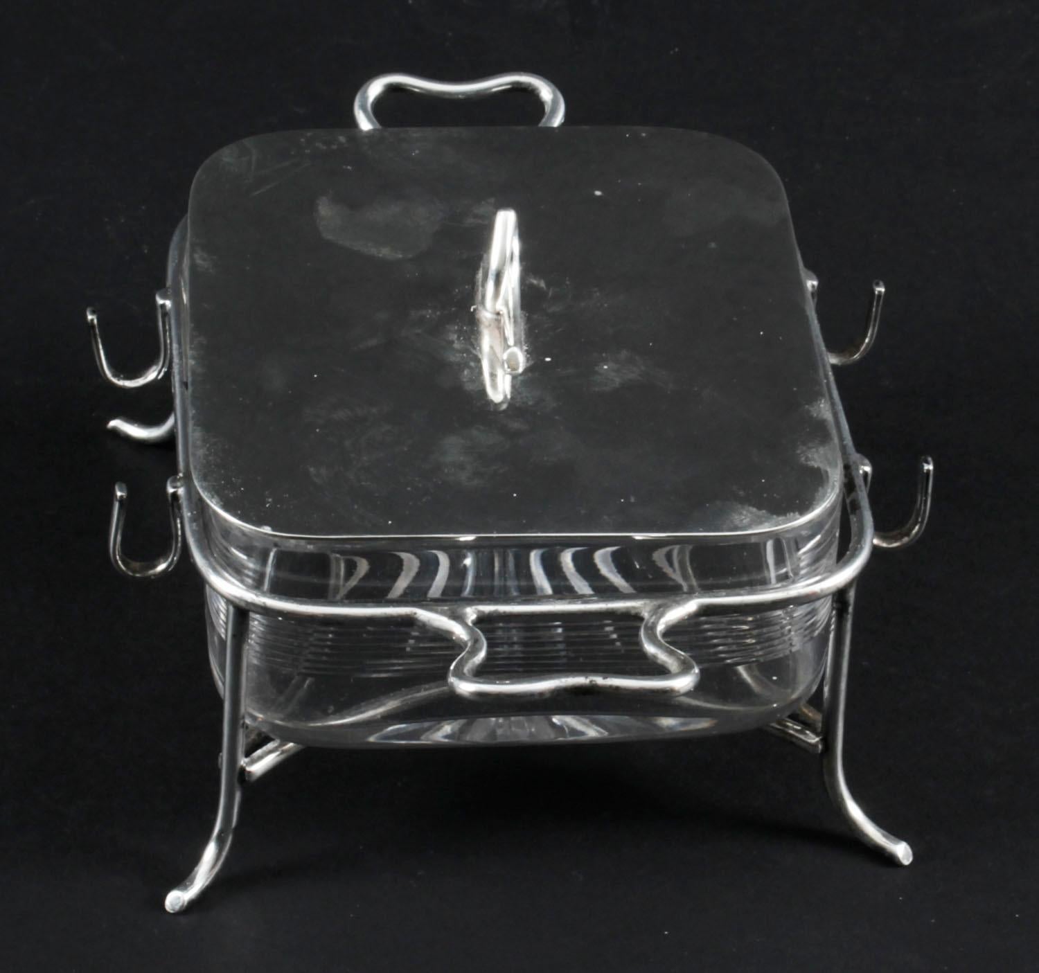 Antique Butter Sardine Dish Mappin & Webb, 19th Century In Good Condition In London, GB