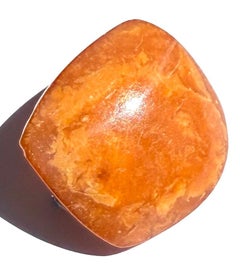 Antique butterscotch amber brooch