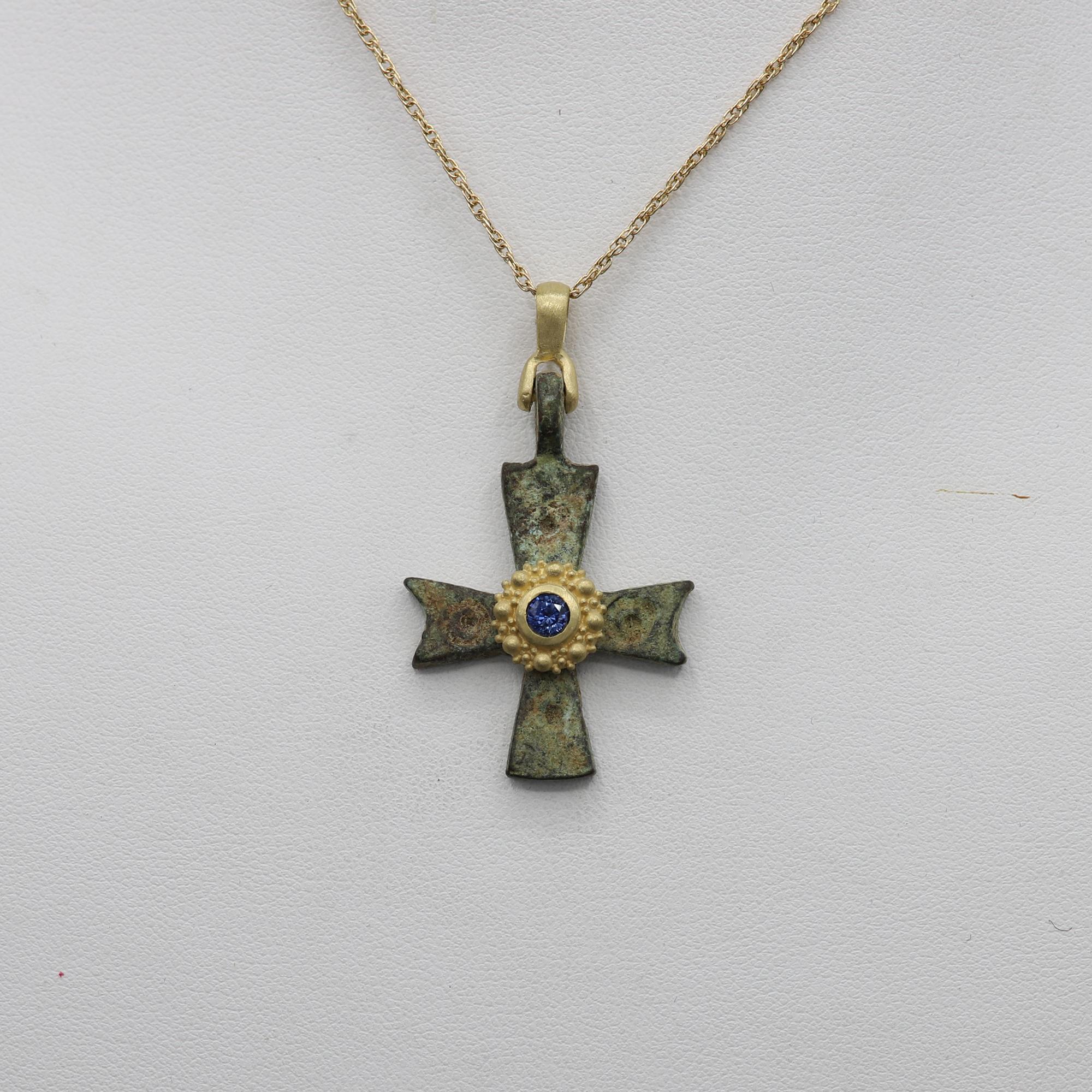 anglo saxon cross pendant