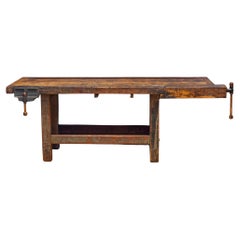 Antique c. Large Carpenter's Workbench c.1890-1900