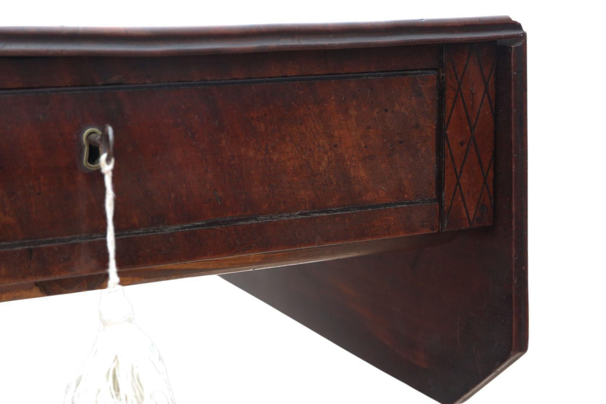 Antiguo c.1825 Regencia Mesa de Comedor Sofá de Caoba con Pedestal Calidad Siglo XIX en venta 1