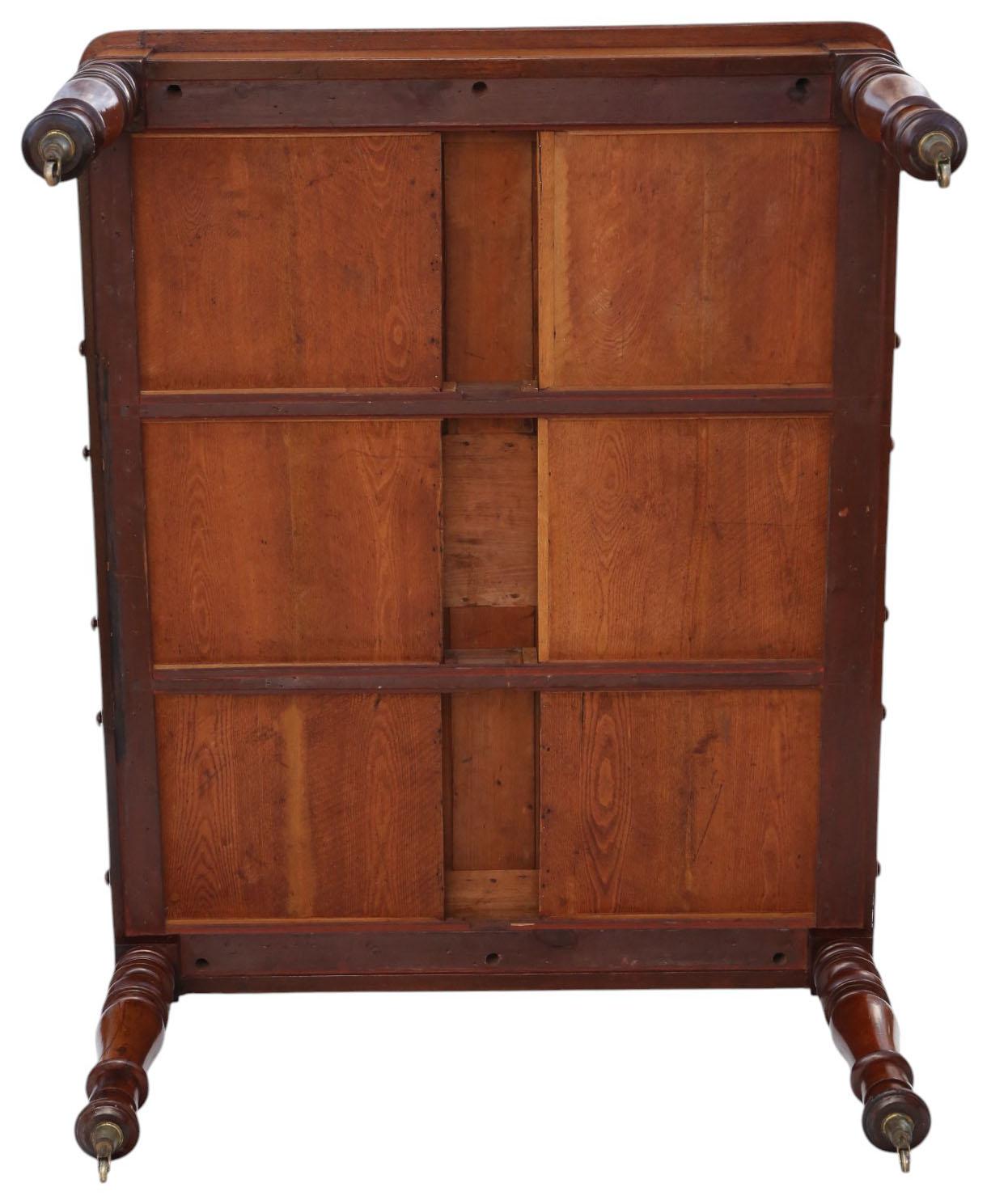 Ancienne c.1840 Grande bibliothèque à écrire des partenaires du 19e siècle - Belle qualité en vente 3