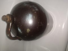 Antique c1860 Large Brown Glazed Jug