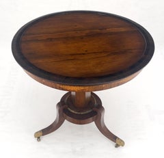 Antique c1880s Round Tripod Base Rosewood Lamp Side Table Stand MINT!