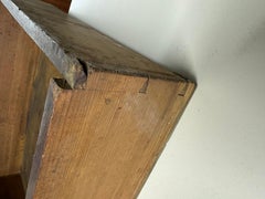 Antique c1880s Solid Mahogany Top Brass Ball & Claw Feet Sideboards Buffet MINT