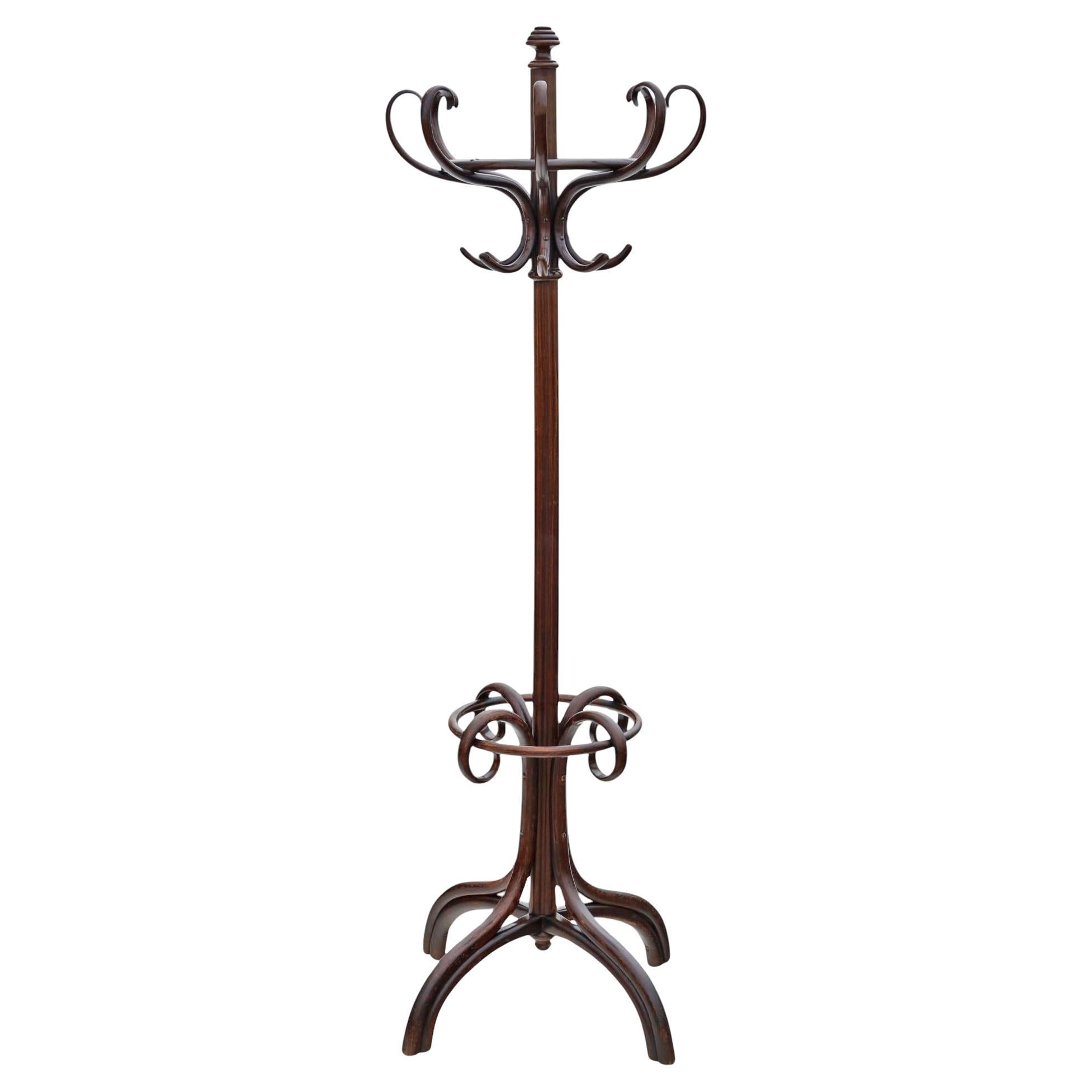 Antike c.1900 Große Bentwood Mantel & Hut Stand - Qualität A. Hall Rack