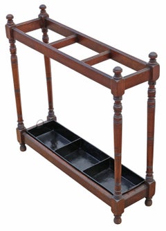 Antique c.1900 Mahogany Stick and Umbrella Stand – Fine Quality Country House