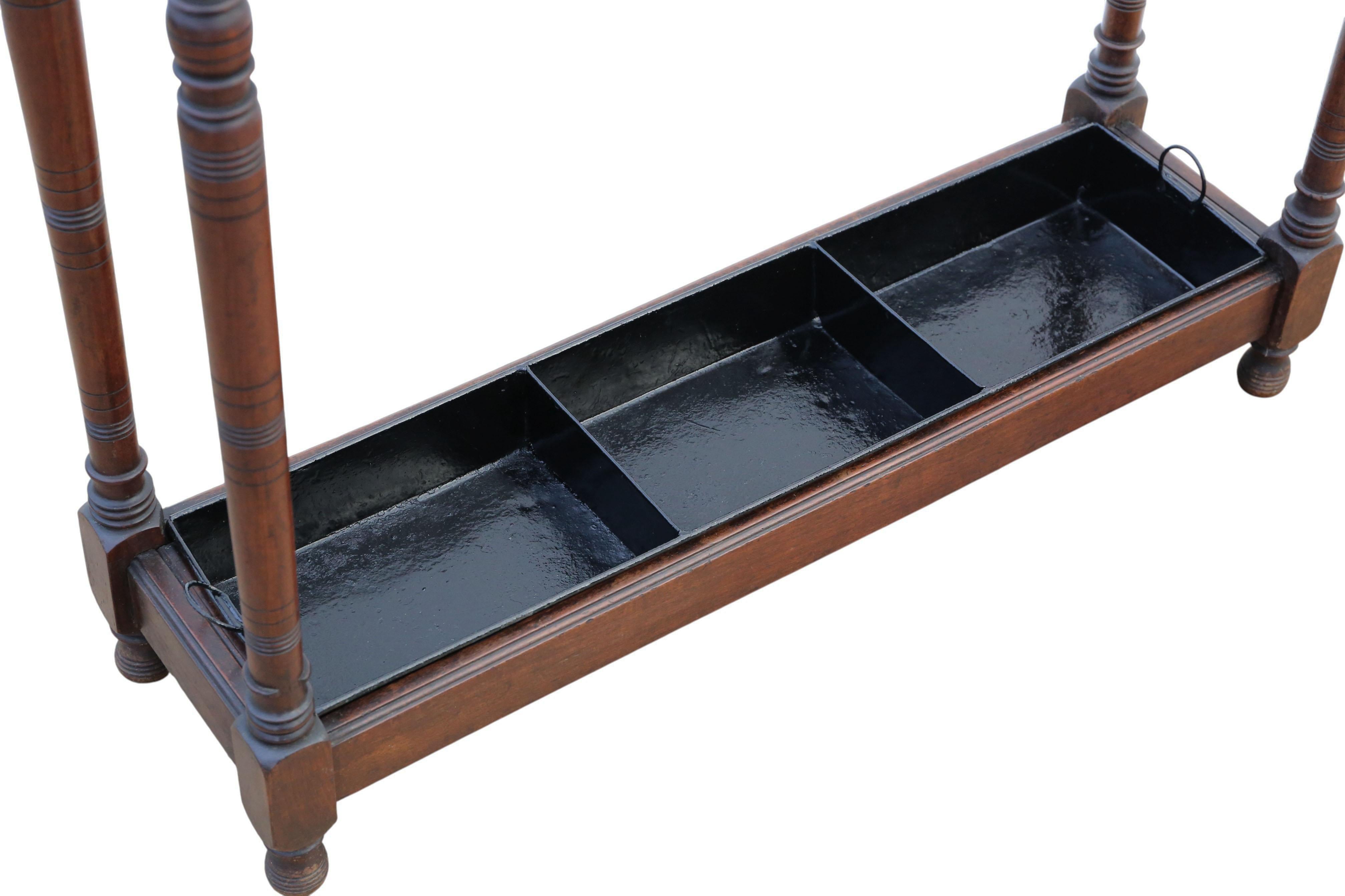 Début du 20ème siècle The A.I.C C. Antique c.1900 Mahogany Stick and Umbrella Stand - Fine Quality Country House en vente