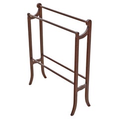Antique c.1900 Oak Towel Rail Stand – Arts & Crafts, Fine Quality Rack