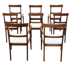 Antique c.1905 Fine Quality Set of 8 (6 + 2) Edwardian / Art Nouveau Chairs