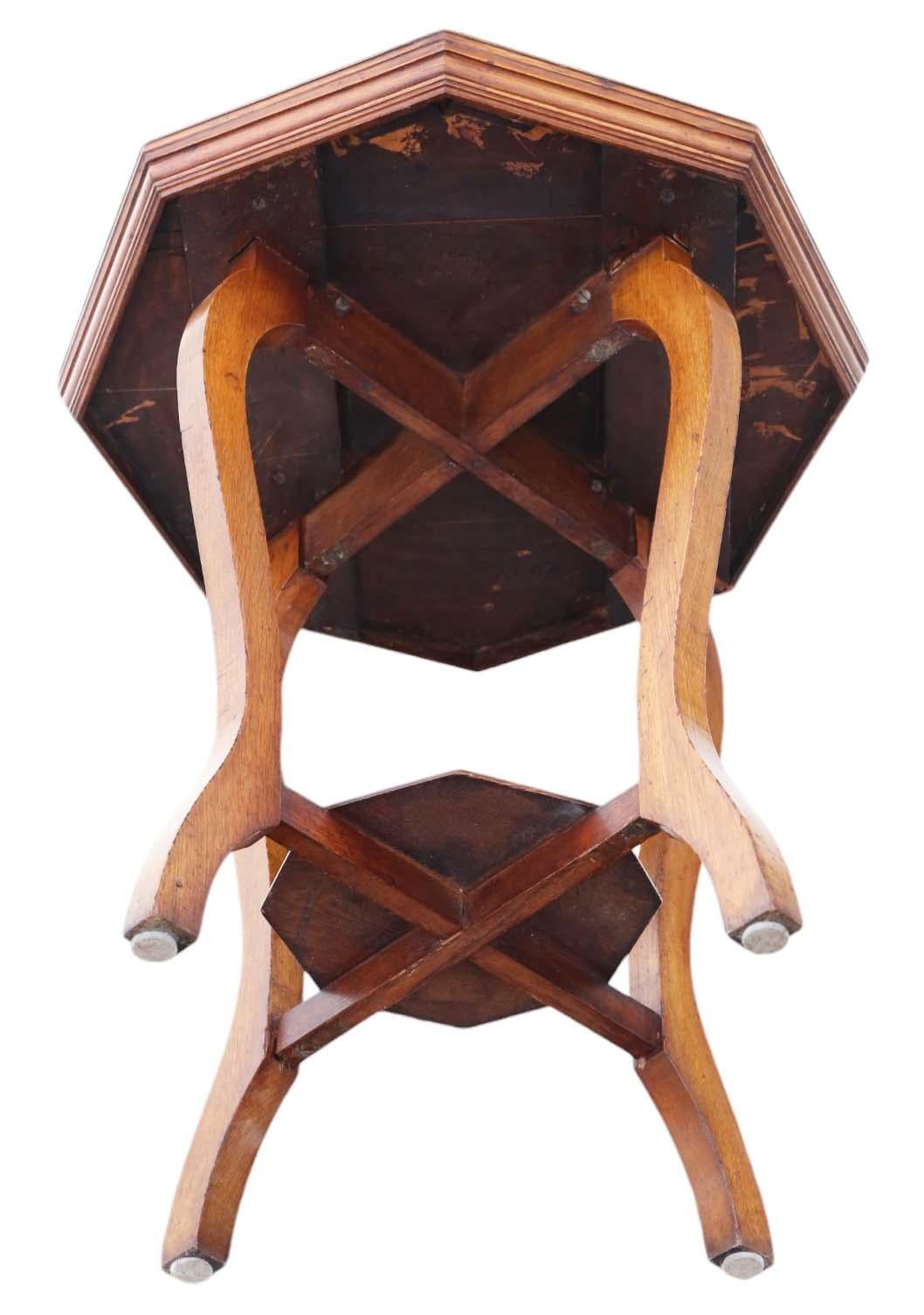 Table d'appoint d'époque C1910 décorée de parquets géométriques The Window en vente 1