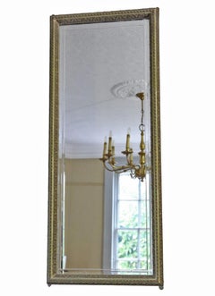 Antique c.1910 Gilt Full-Length Floor/ Wall Dressing Mirror – Fine Quality