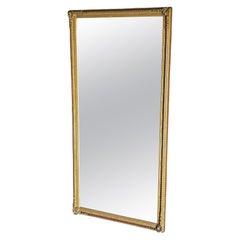 Antique c.1910 Gilt Full-Length Floor/ Wall Dressing Mirror – Fine Quality
