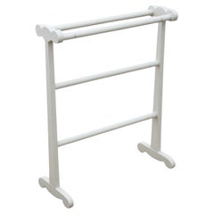 Antique c.1920 Painted Towel Rail Stand – Fine Quality