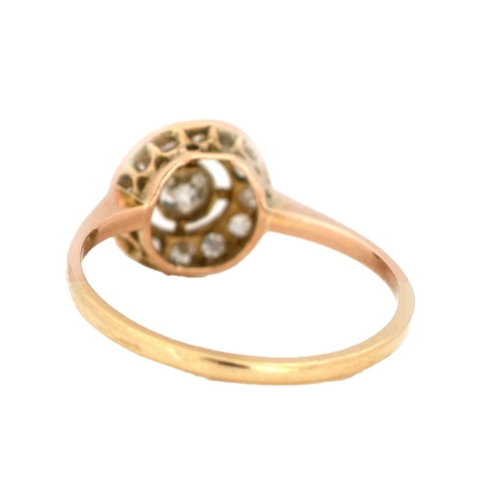 Art déco A.I.C. Cible en or 14ct, ancienne, datant de 1920 en vente