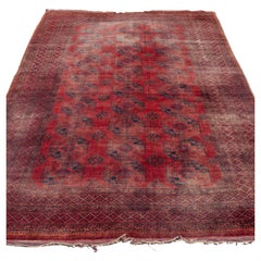 Antique C.19th Ersari Turkmen Afghan Carpet 15'6" x 9'7" (479x291 cm Large Rug)