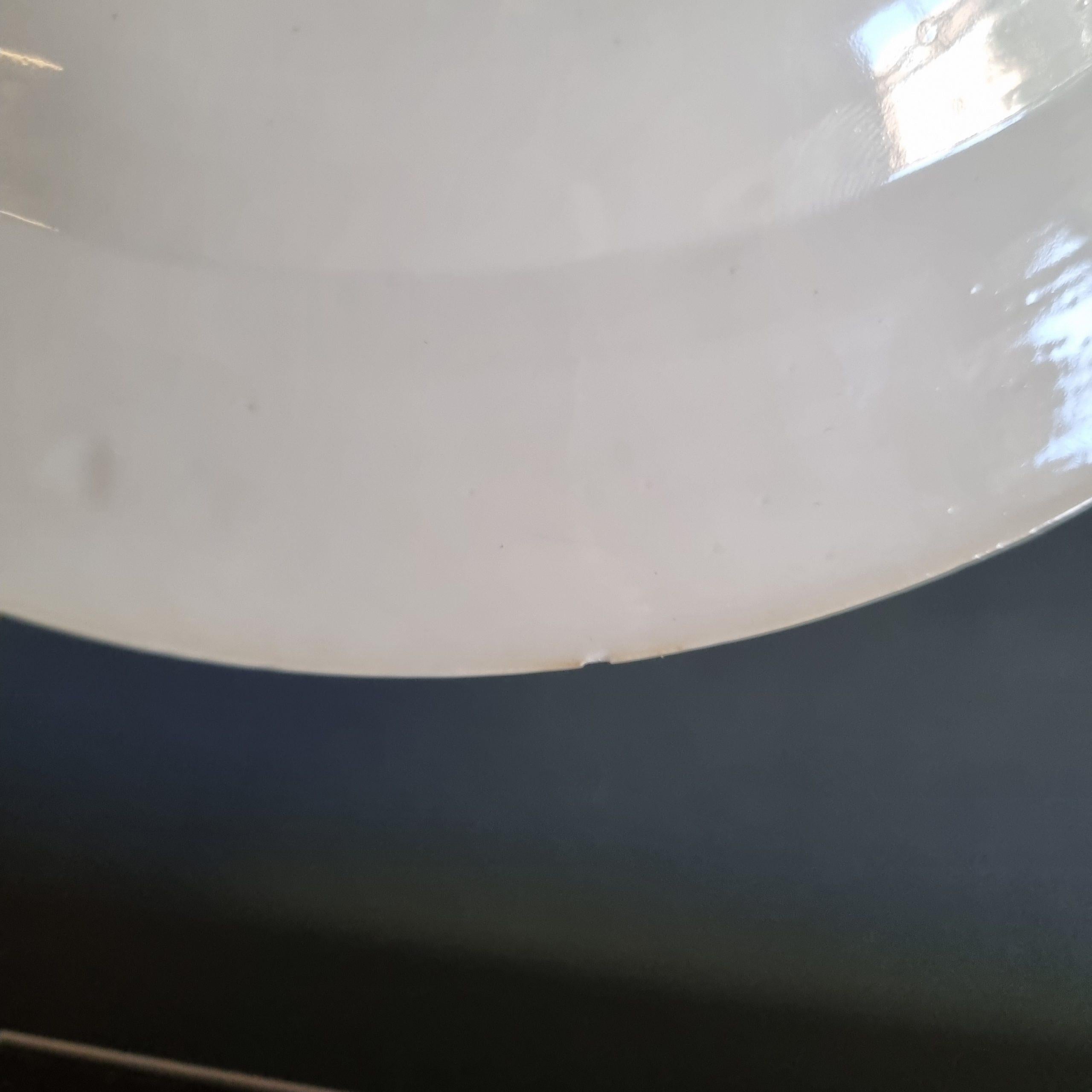 Antique Ca 1700 Chinese Porcelain Kangxi Blue and White Plate with blue border 4