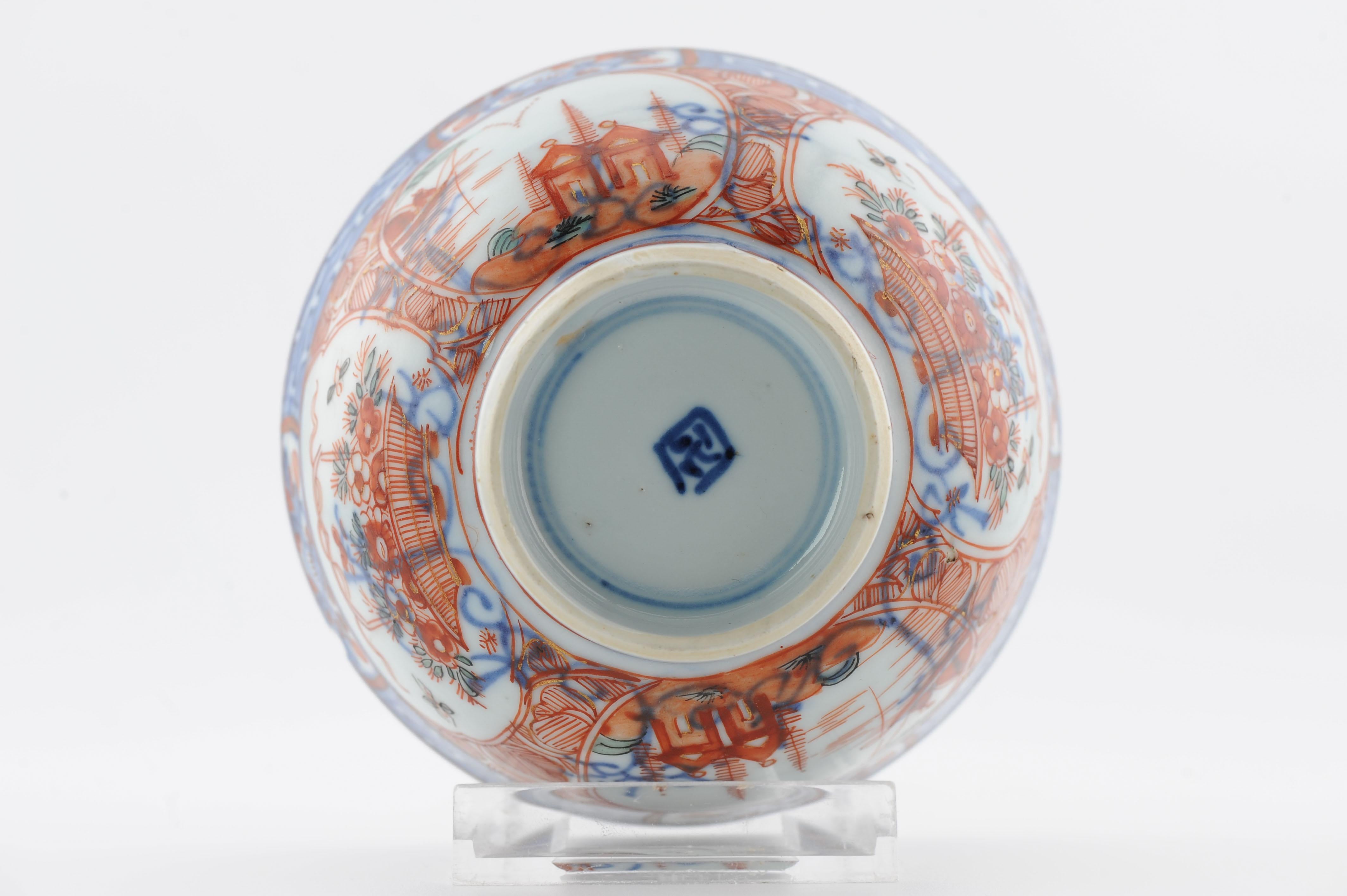 Antique Ca 1730 Qing Dynasty Chinese Porcelain Bowl Amsterdams Bont For Sale 13
