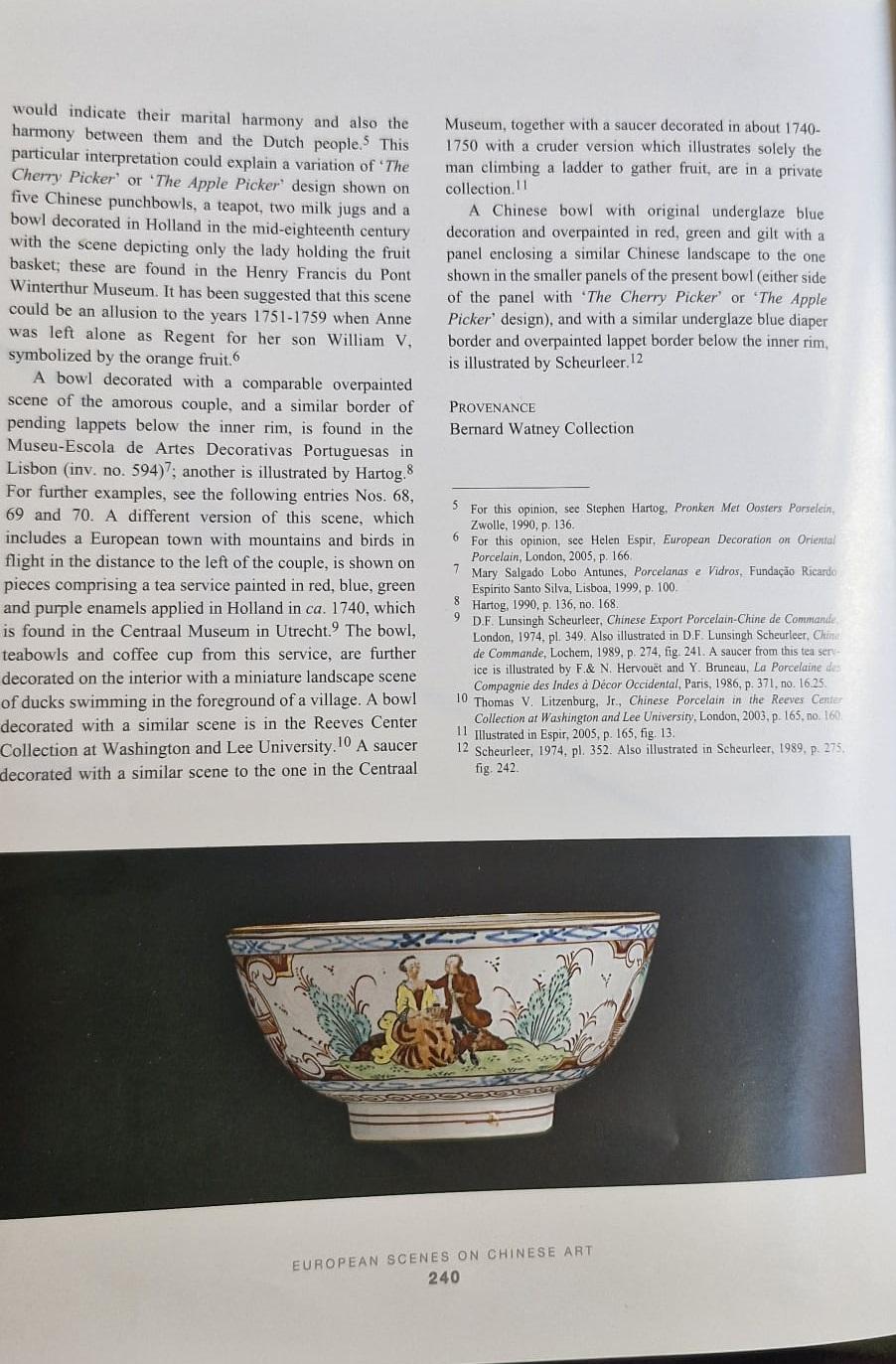 Antique Ca 1730 Qing Dynasty Chinese Porcelain Bowl Amsterdams Bont For Sale 5