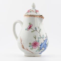 Antique Ca 1740-1750 Chinese Porcelain Qianlong Creamer Famille Rose
