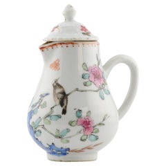 Antique Ca 1740-1750 Chinese Porcelain Qianlong Creamer Famille Rose