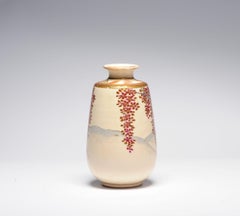 Antique ca 1900 Japanese Satsuma Hotoda Mini Vase Richly Decorated