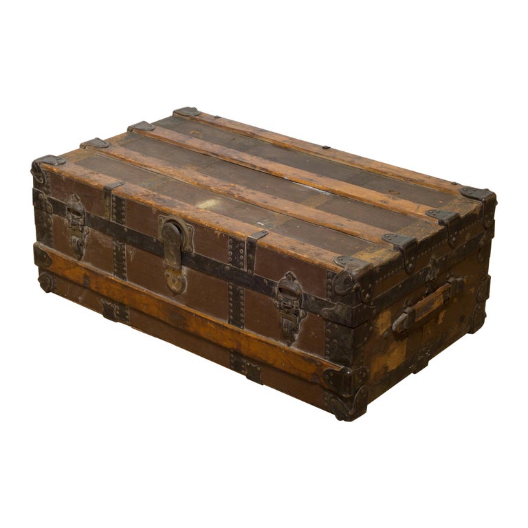 Antique Cabin Trunk, circa 1900 For Sale at 1stDibs