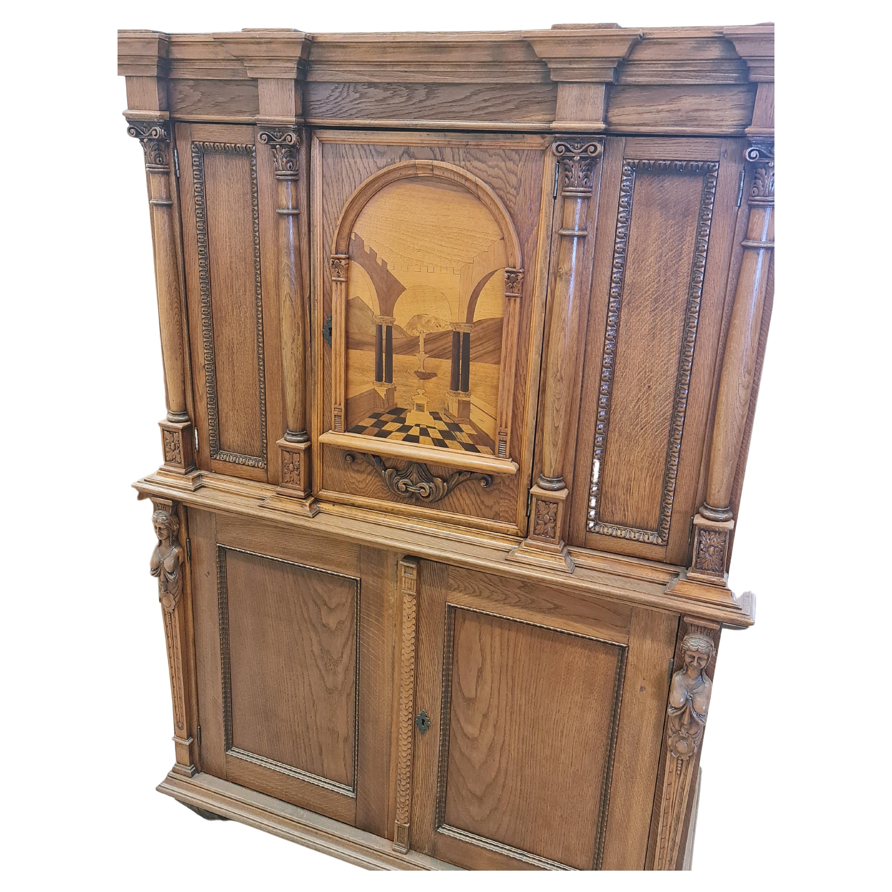 Antique Cabinet, 19th Century For Sale