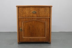 Antique Cabinet in Walnut Finish, Czechoslovakia