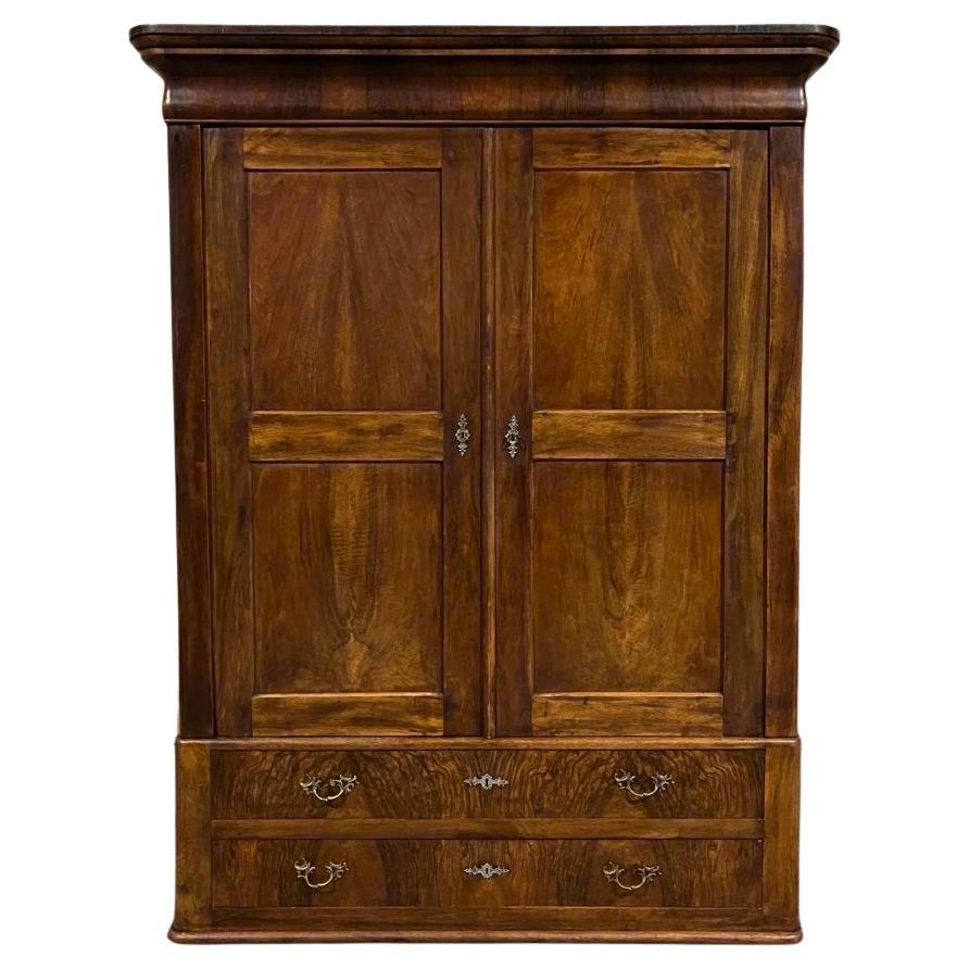 Antique cabinet  Louis Philippe around 1830  Walnut