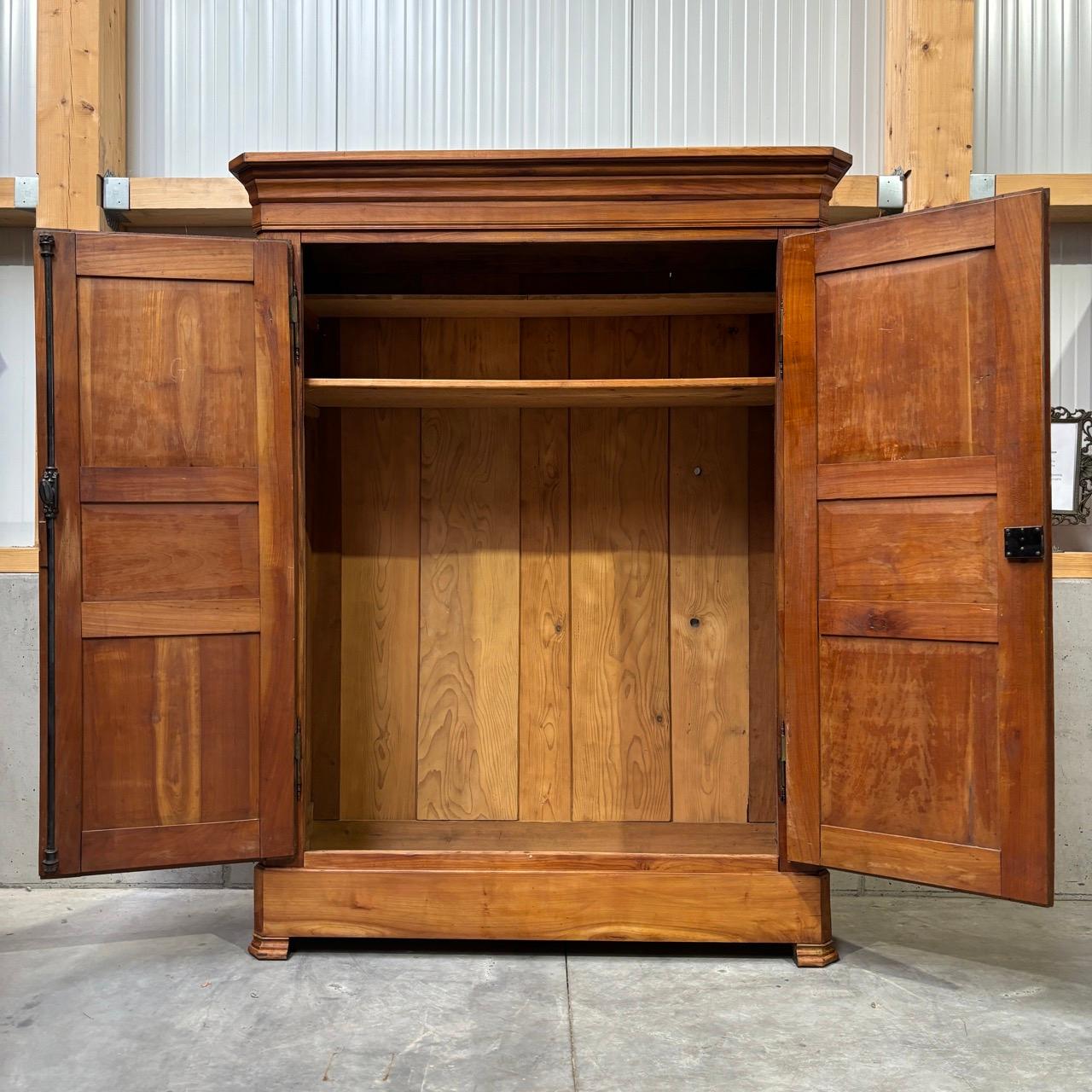 Antique cabinet  Louis Philippe around 1850  cherry wood  12 coffers 6