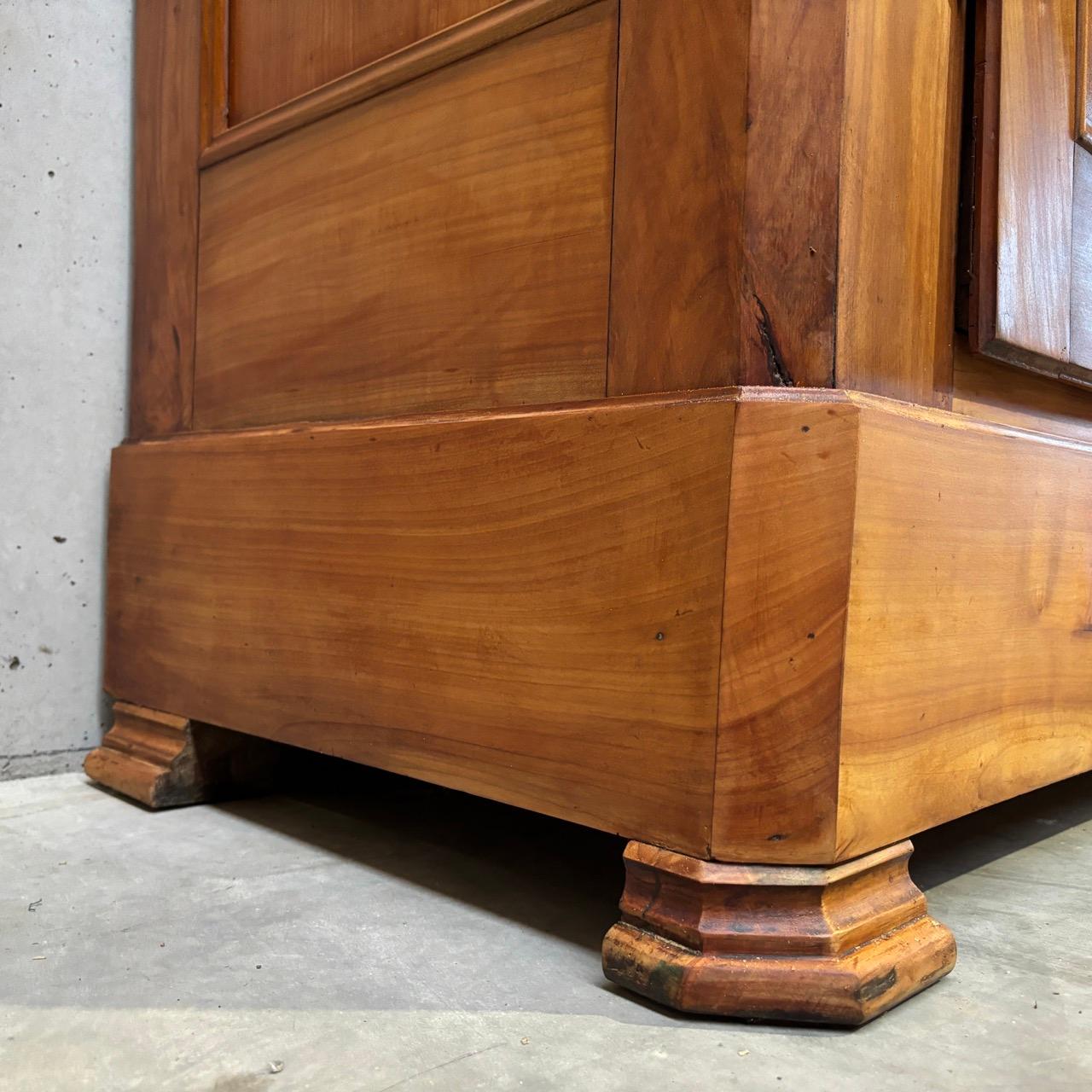 Antique cabinet  Louis Philippe around 1850  cherry wood  12 coffers 11