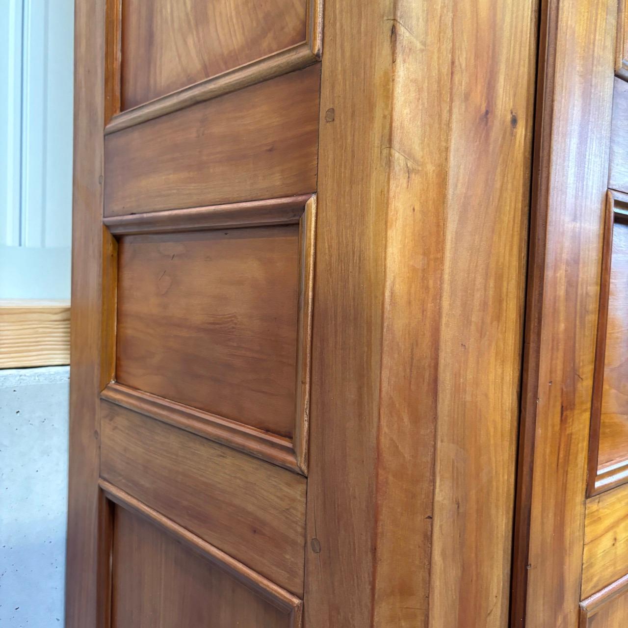 Antique cabinet  Louis Philippe around 1850  cherry wood  12 coffers 12