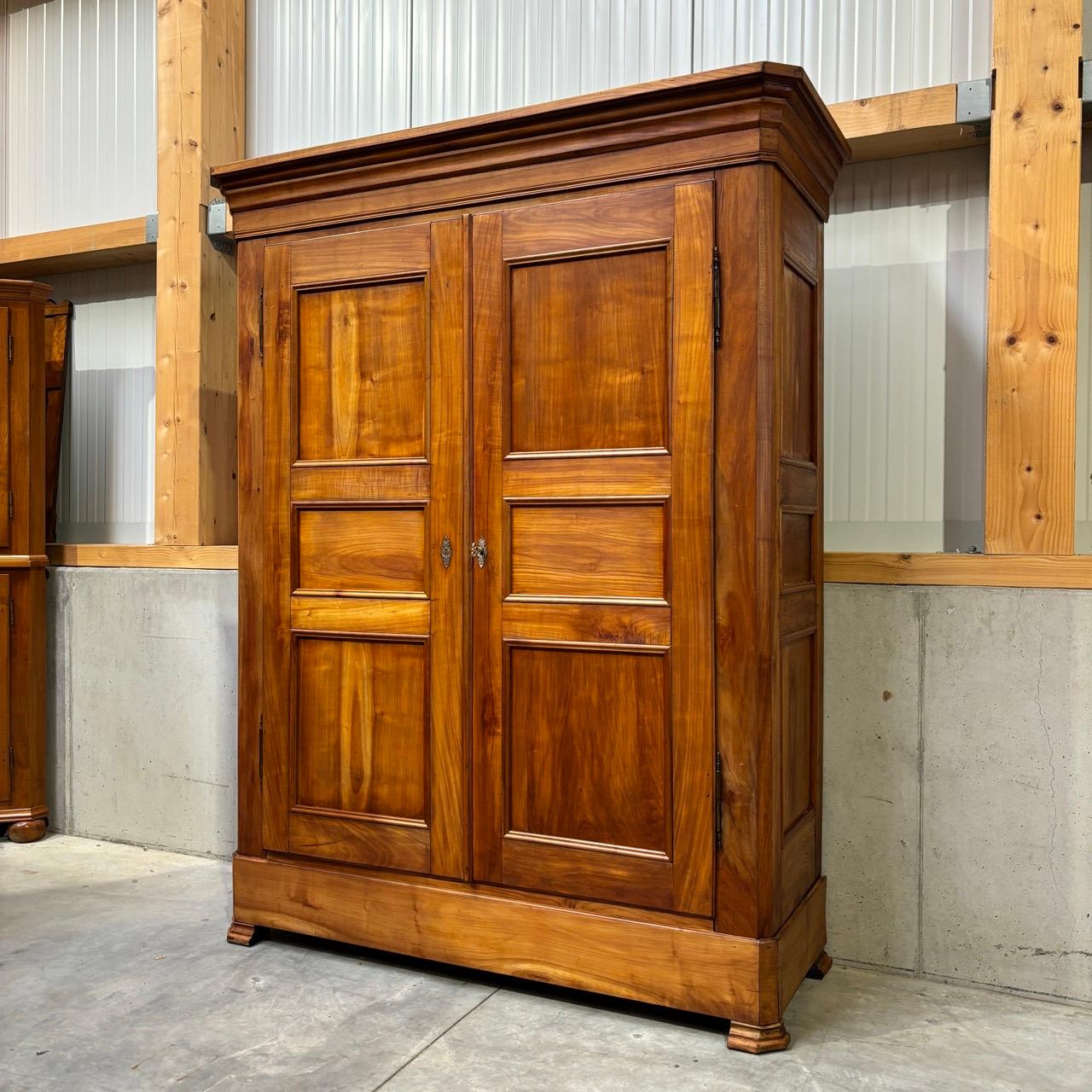 French Antique cabinet  Louis Philippe around 1850  cherry wood  12 coffers