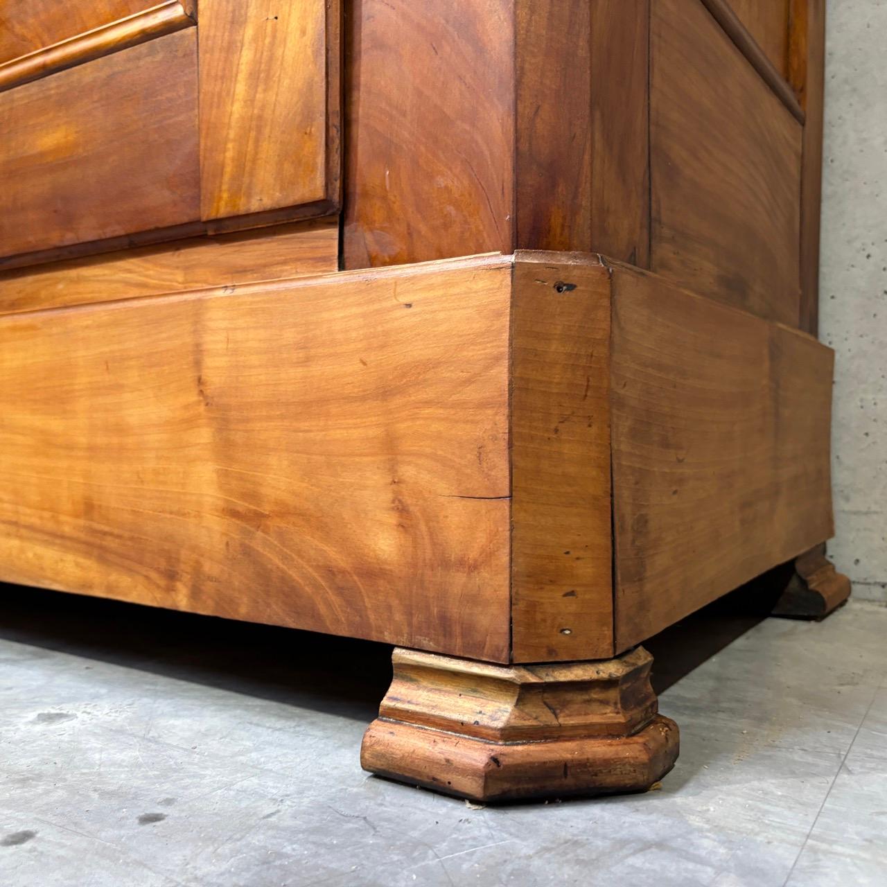 Cherry Antique cabinet  Louis Philippe around 1850  cherry wood  12 coffers