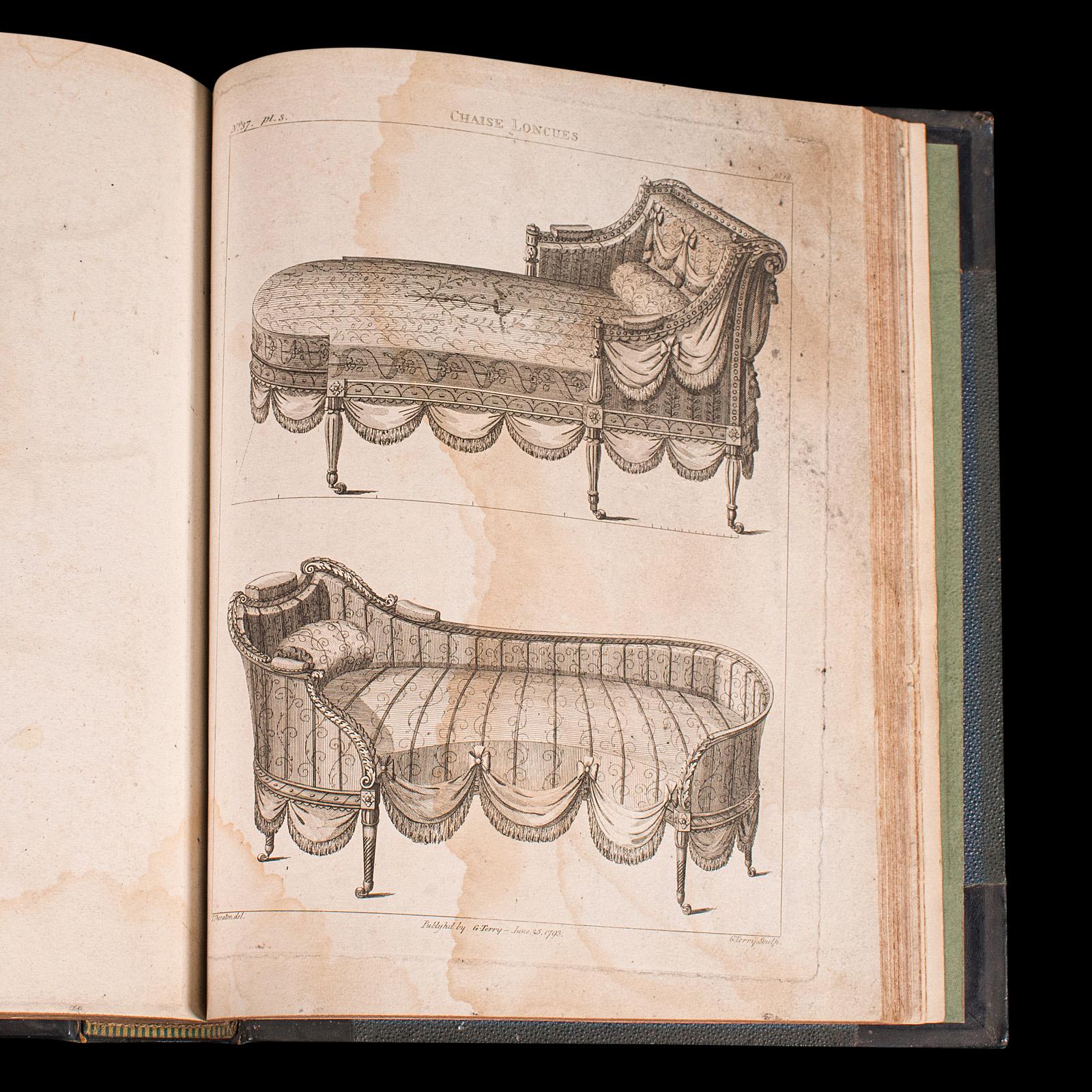 Antique Cabinet Maker's Drawing Book, Thomas Sheraton, English, Georgian, C.1812 For Sale 5