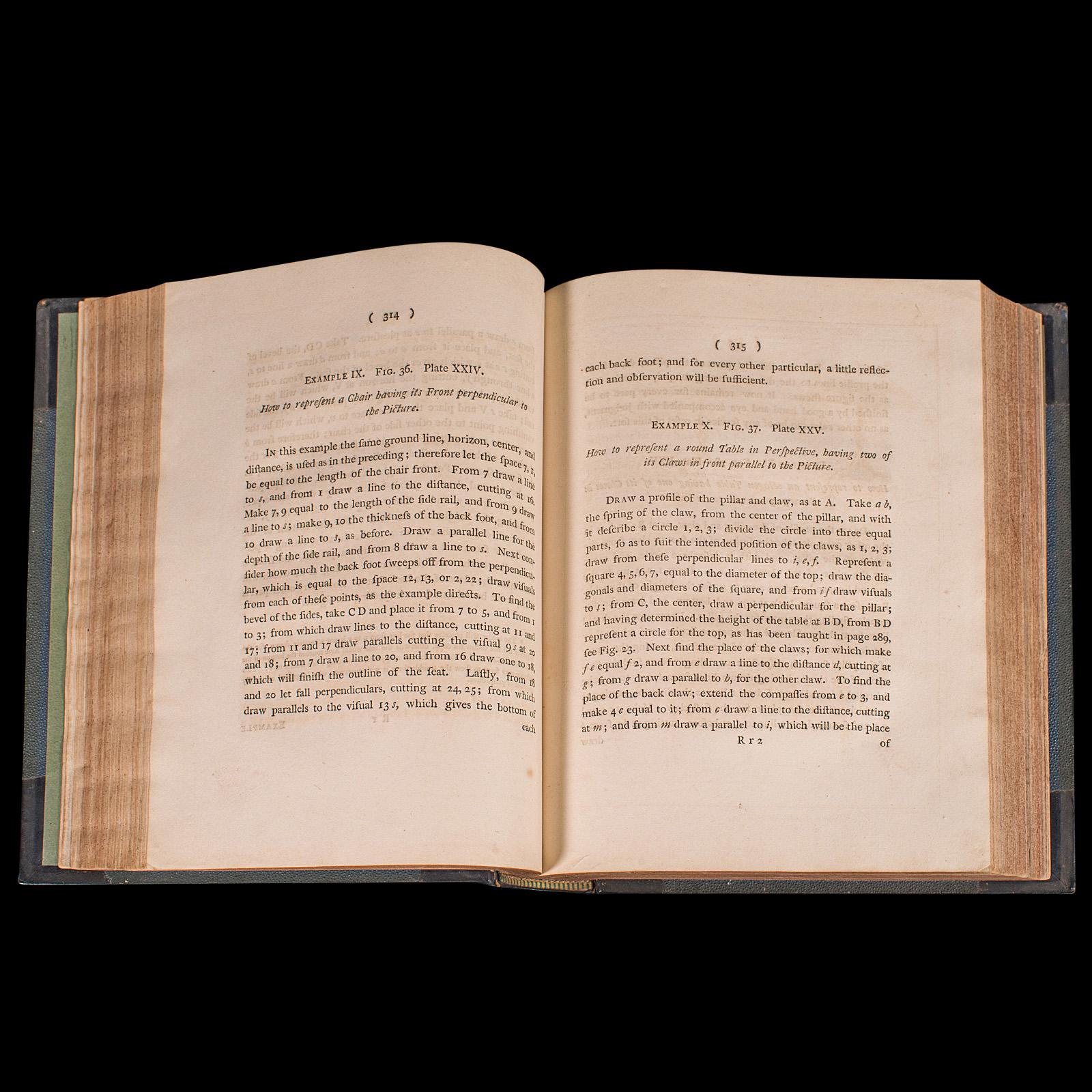 Antikes Cabinet Maker's Drawing Book, Thomas Sheraton, englisch, georgianisch, um 1812 im Zustand „Gut“ im Angebot in Hele, Devon, GB