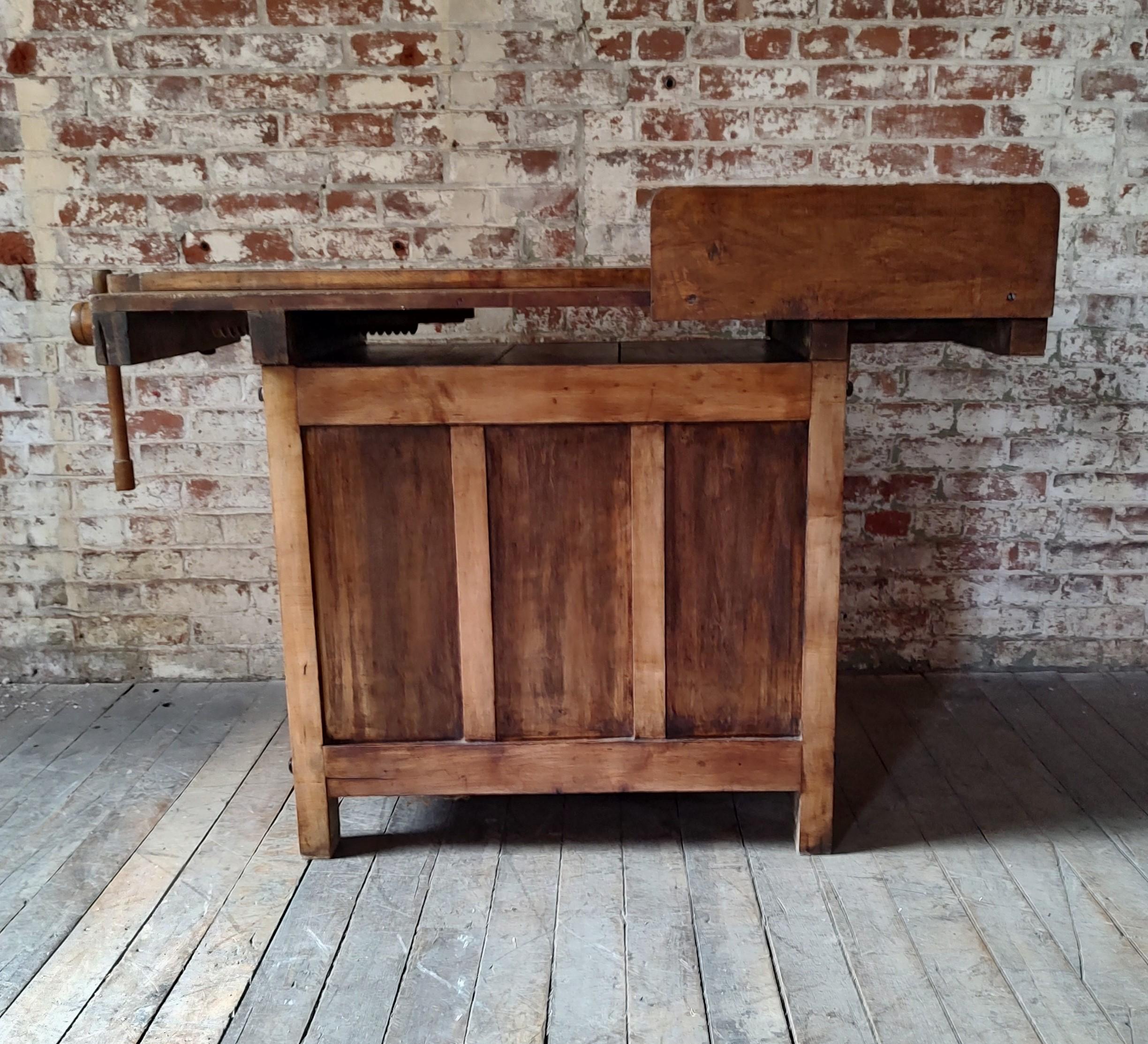 Antique Cabinet Maker's Workbench 4