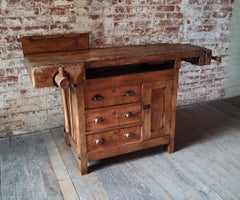 Antique Cabinet Maker's Workbench