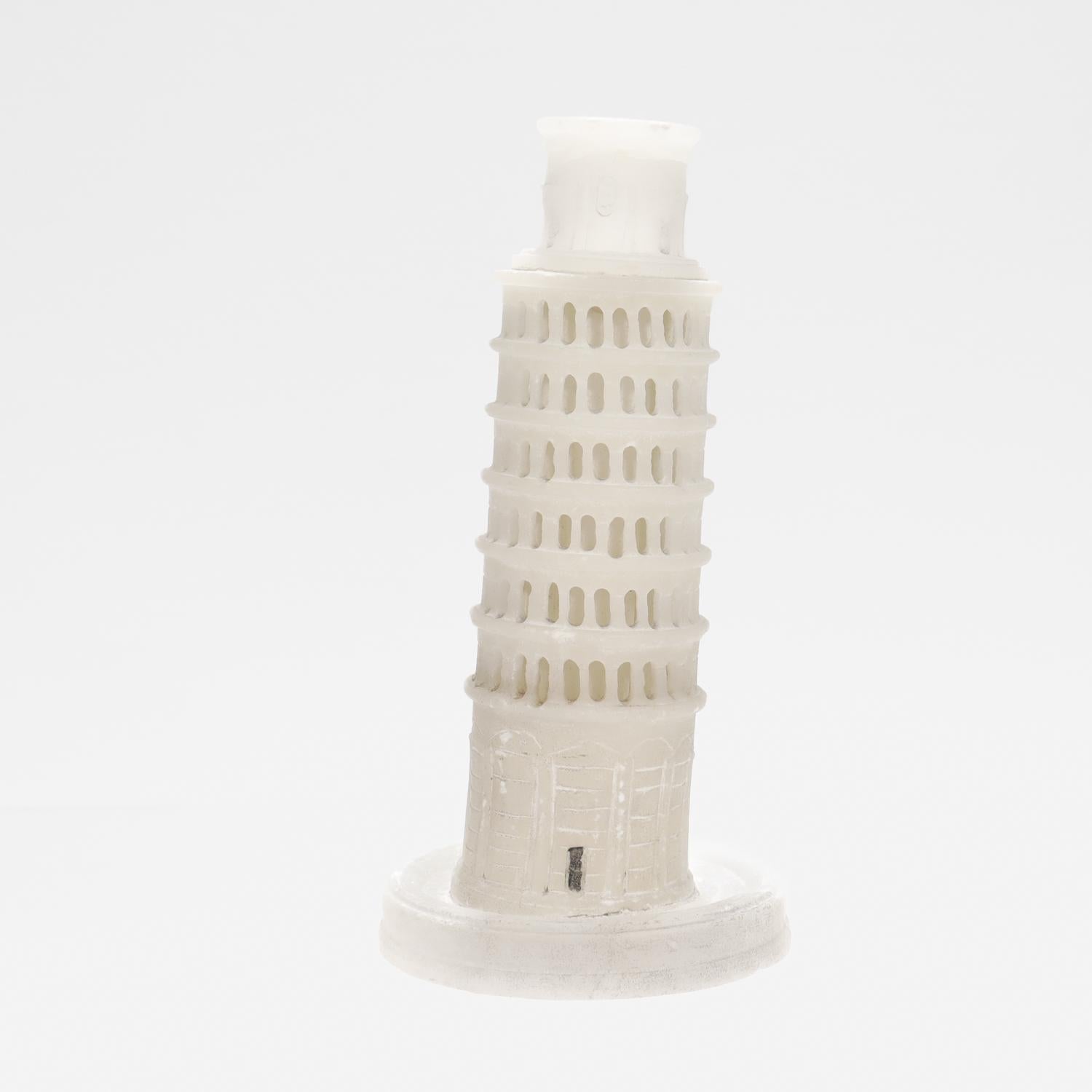 Escultura antigua de alabastro Gran Tour de la Torre Inclinada de Pisa, tamaño armario Grand Tour en venta